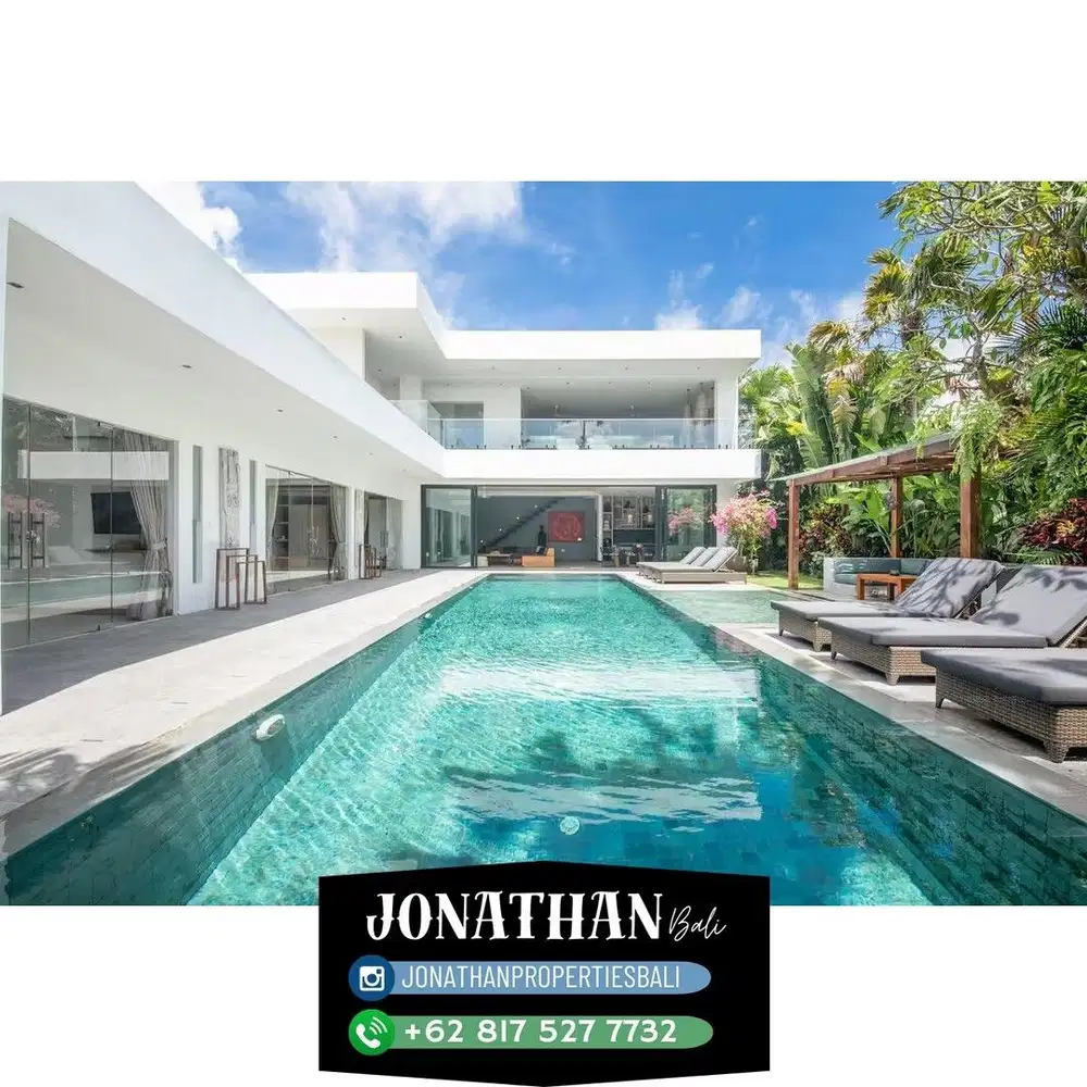 Dijual Villa Cantik Dengan 5 Kamar Tidur di Kawasan Canggu - Vlme