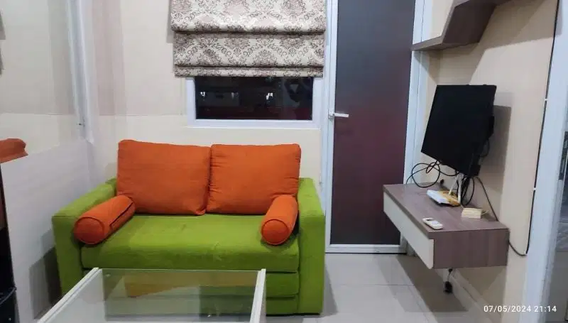 Lantai 5 Tower Bougenville Green Pramuka 2BR Full Furnished