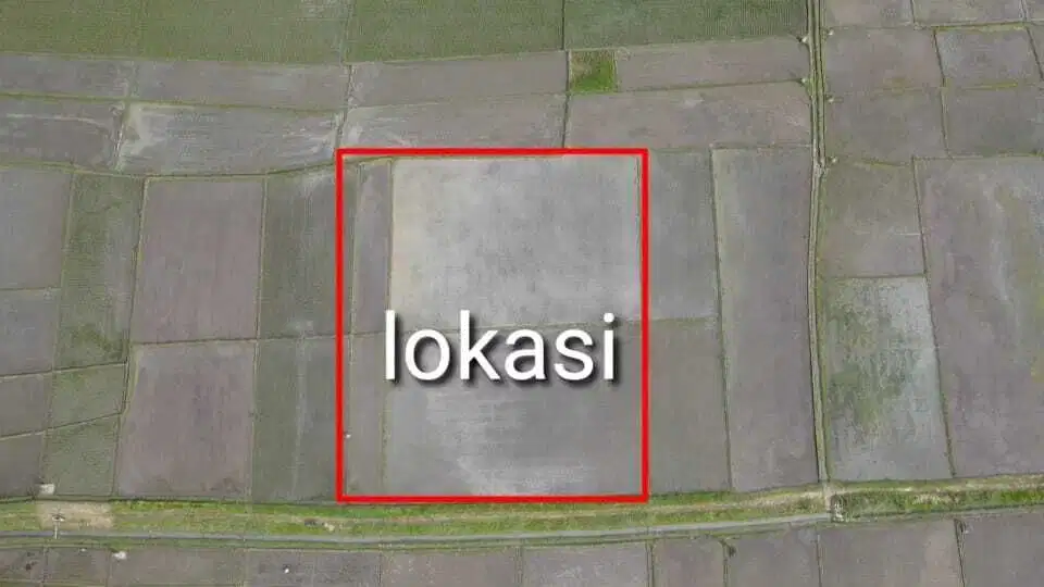 Tanah View Sawah 700m ke Pantai Kelating Tabanan