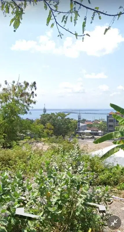 Tanah full view laut di jalan utama By pass Ngurah Rai, Nusa dua