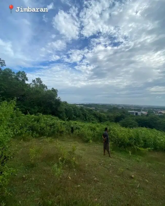 Tanah super view di jalan uluwatu Jimbaran, akses jalan 6 meter
