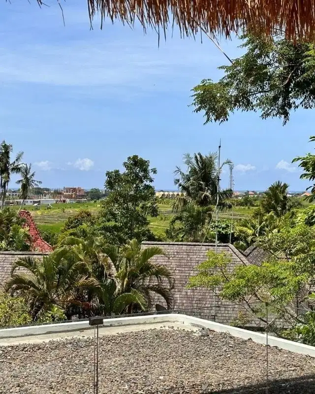 villa baru view pemandanhan hijau, 10 menit ke pantai Canggu