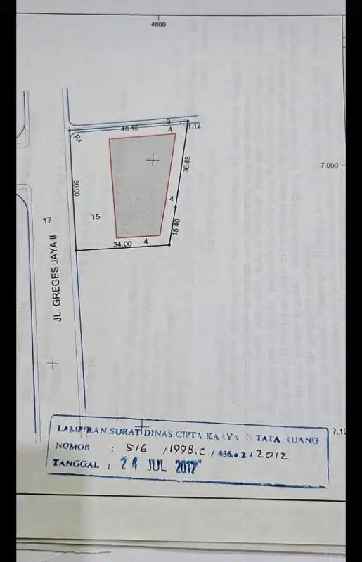Tanah di Raya Greges