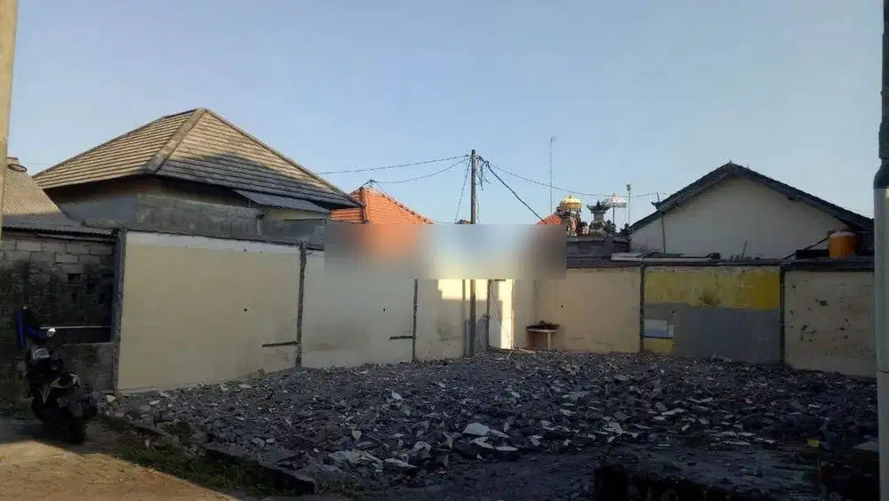 tanah kawasan villa di canggu, akses jalan 4 meter paving