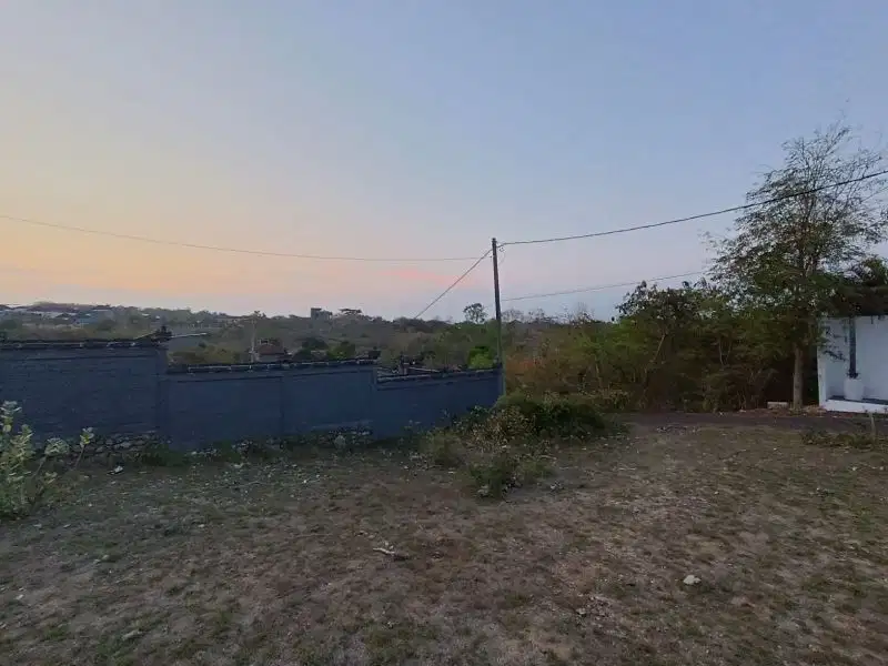 Tanah view laut di Nusa Dua, Zona kuning lingkungan Villa