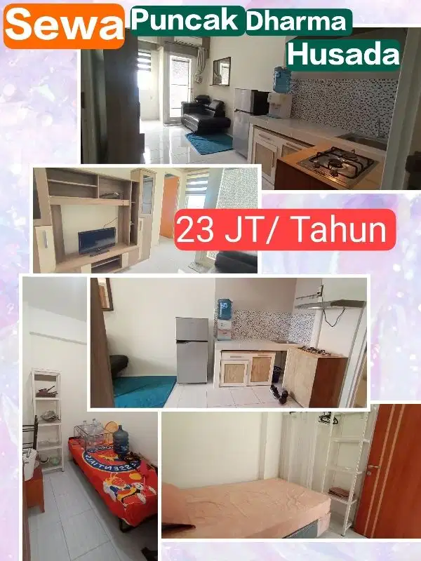 sewa puncak dharmahusada 2 br termurah dekat Unair ITS galaxi