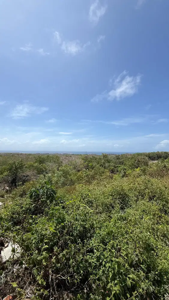 Tanah Murah View Laut 1400m2 Nusa Dua Bali Cocok untuk Villa