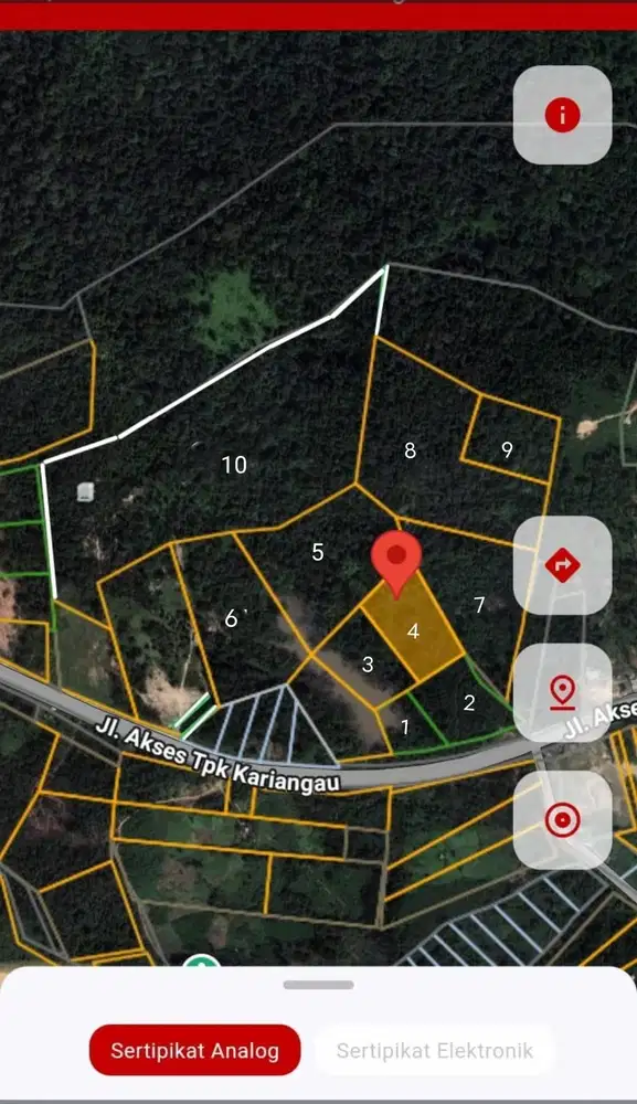 Tanah murah  20 H pinggir jalan kawasan industri kariangau km 13