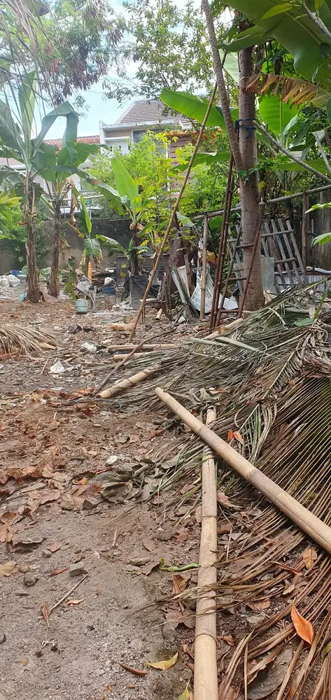 Kavling Siap Bangun Bisa 2 unit Rumah Antapni Strategis