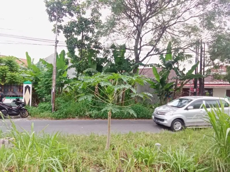 DIJUAL TANAH SAWAH PINGGIR JALAN BERASPAL BLKG POLDA DIY JOGJA TIMUR