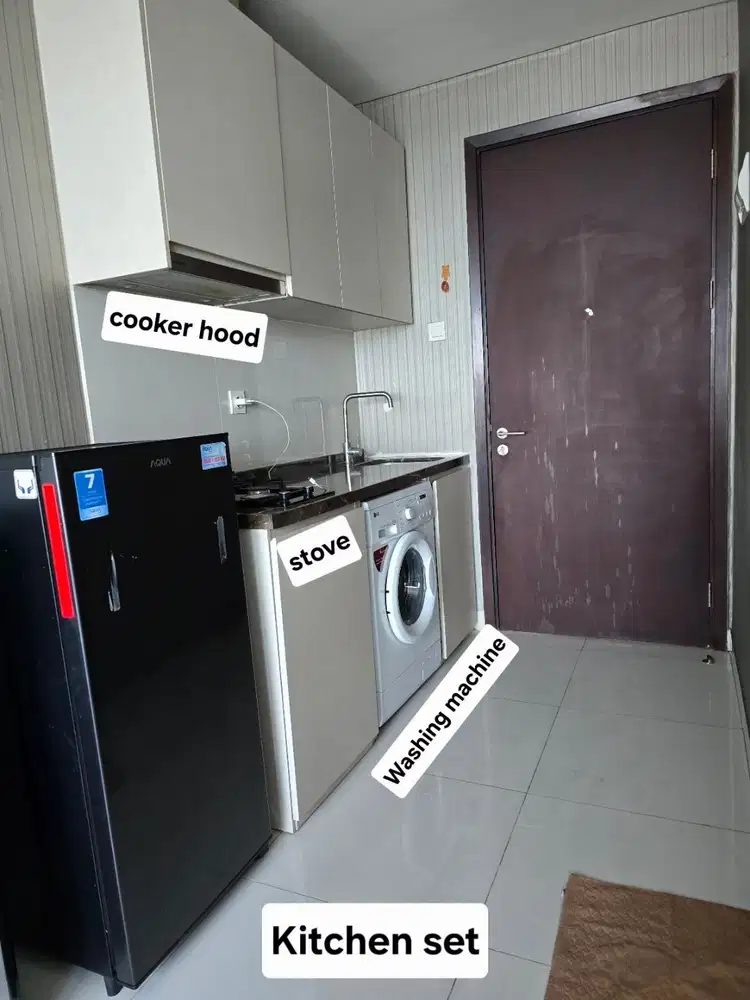 SEWA BULANAN/TAHUNAN STUDI FURNISHED PURI MANSION APT