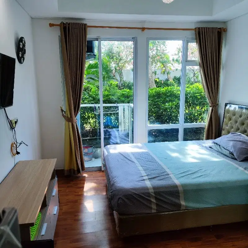 FURNISHED STUDIO GROUND FLOOR.PURI MANSION APARTEMEN