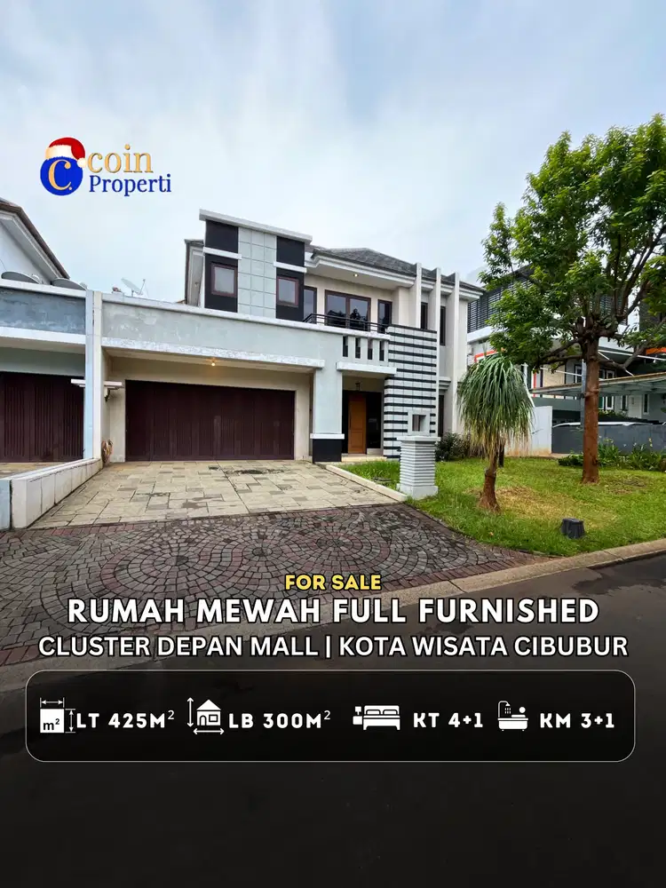 Rumah Kota Wisata Dijual