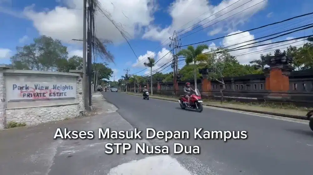 Tanah MURAH Komplek Villa Park View Height Nusa Dua