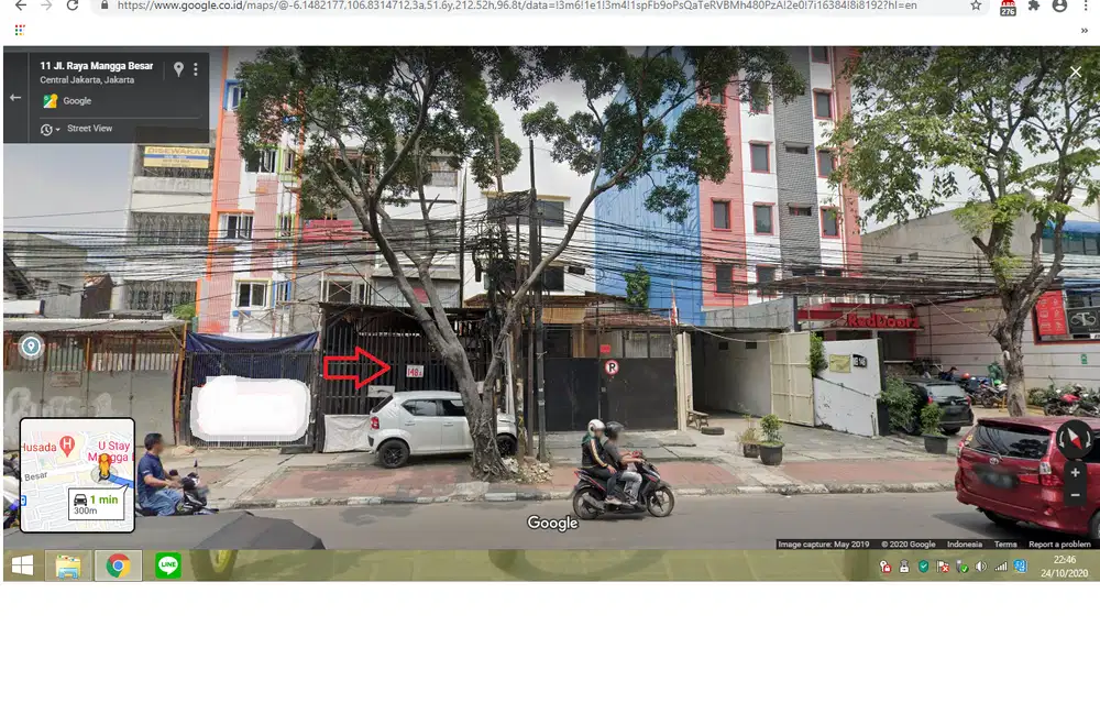 DIJUAL RUKO DI JALAN MANGGA BESAR RAYA