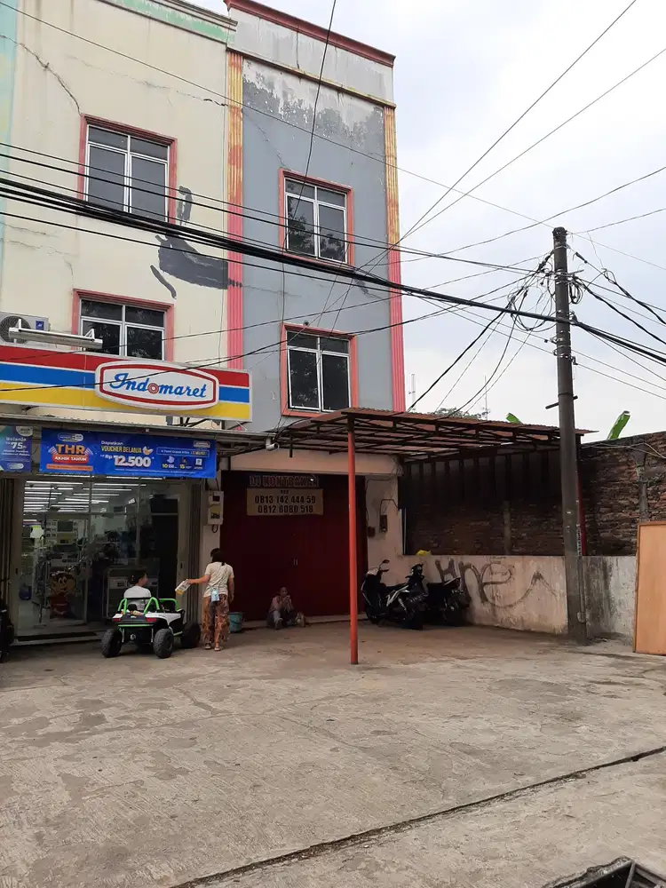 Jl Raya Bogor Cilodong Depok Ruko3.5 Lt 10x4 meterStrategis Disewakan