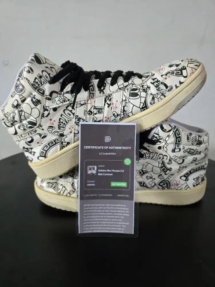 Sepatu Adidas Neo Hoops size 44