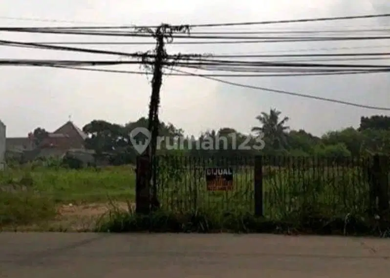 Dijual Tanah Strategis Bebas Banjir Depan GOR Jelupang Serpong Utara