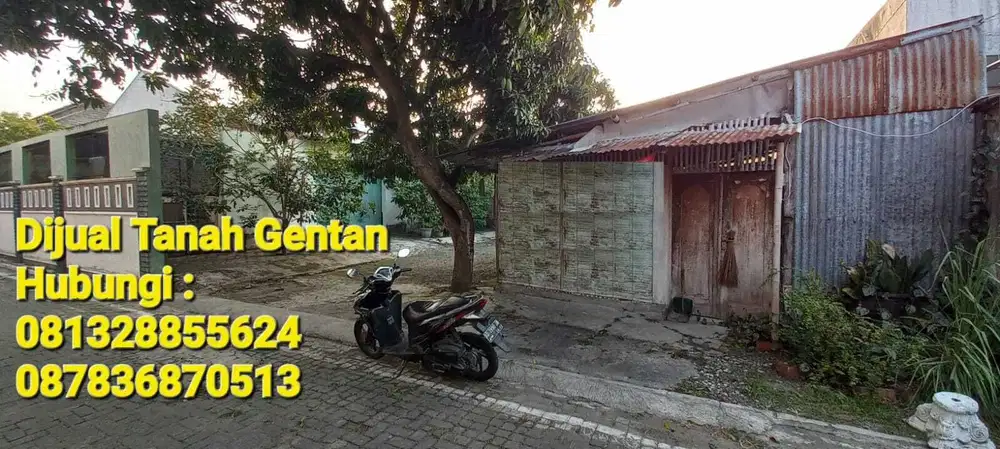 Dijual Tanah Gentan Pajang Solo