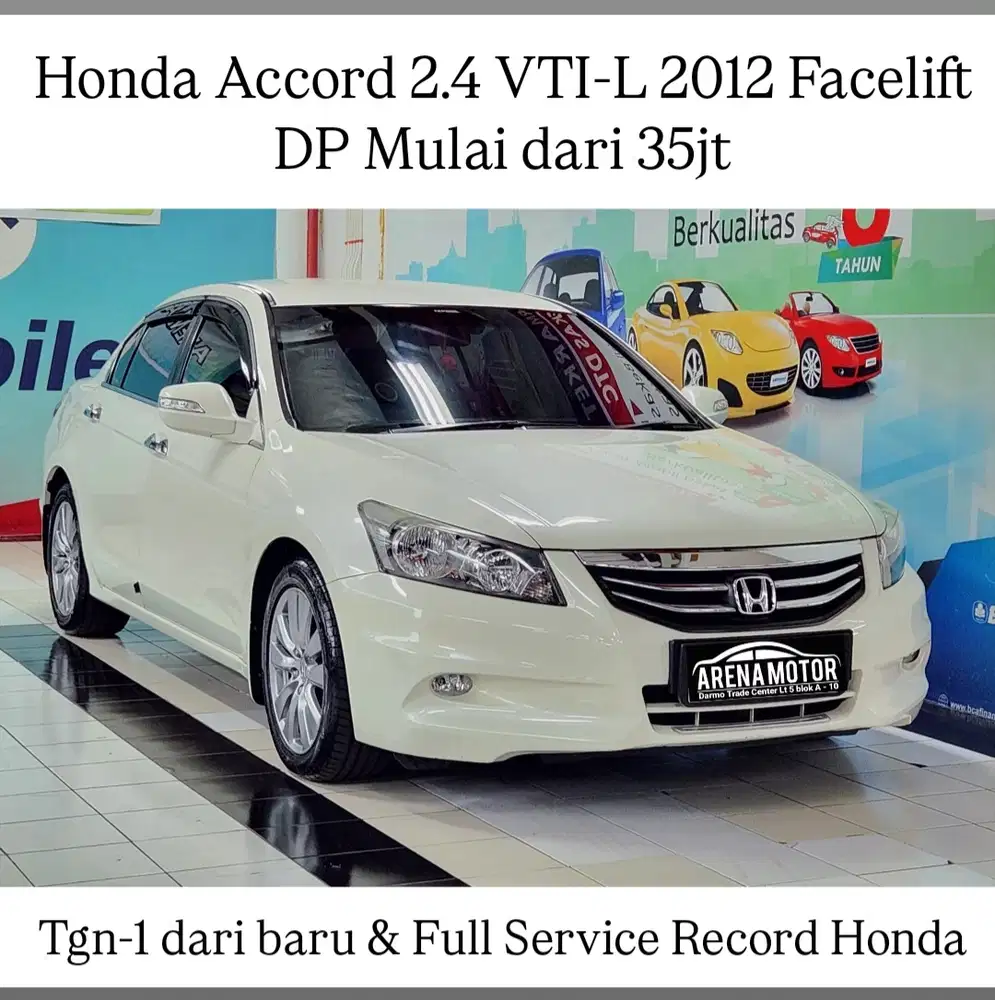 [KM 70rb] Accord VTIL 2012 Full Option Facelift Antik # Honda 2.4 AT