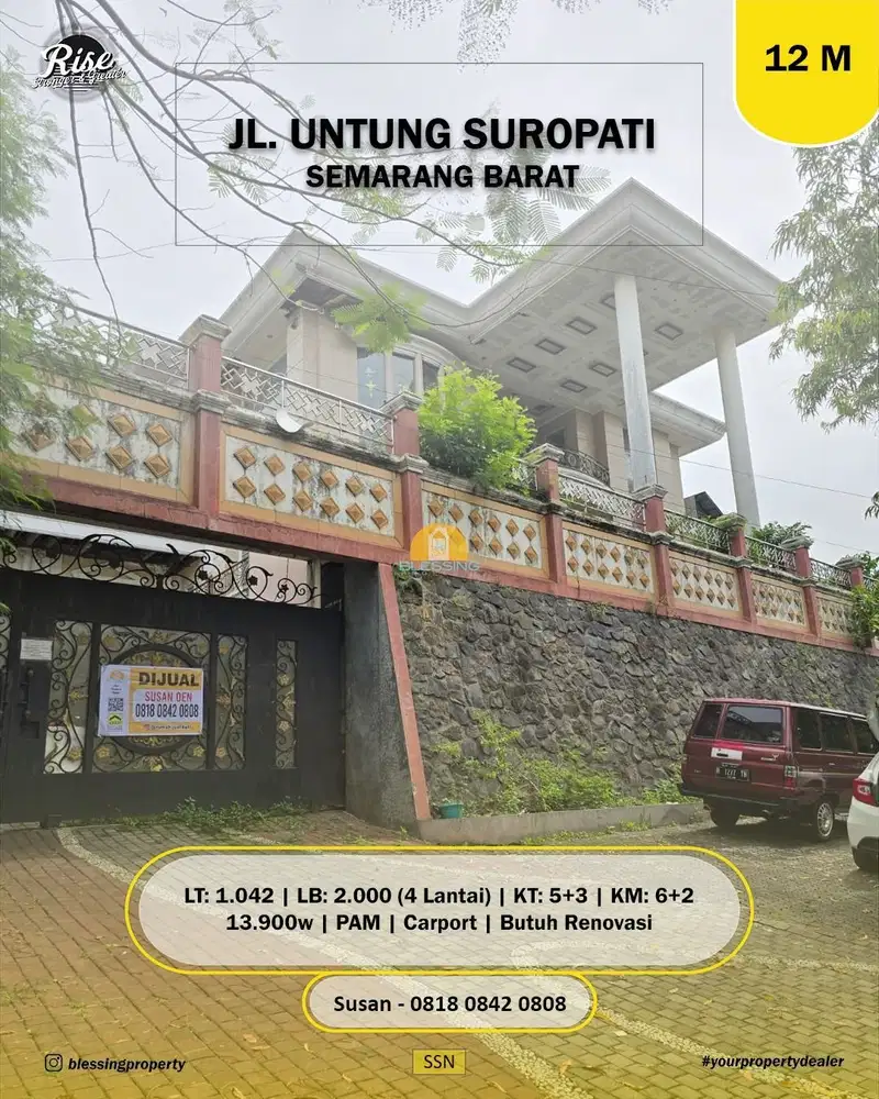 Rumah Mewah Jual Murah di jl. Untung Suropati Ngaliyan