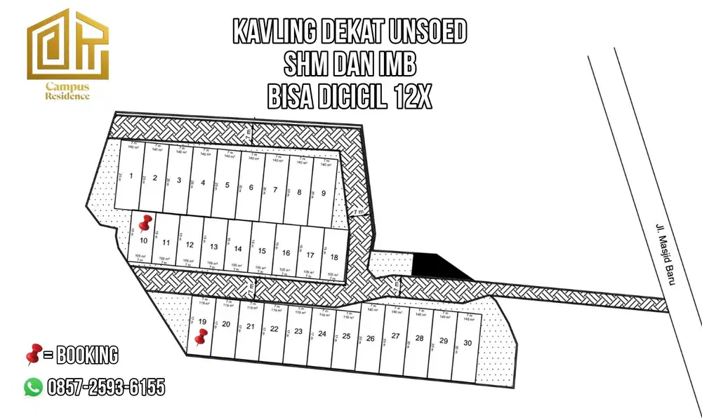 Tanah Kavling Purwokerto Dekat Unsoed & UMP