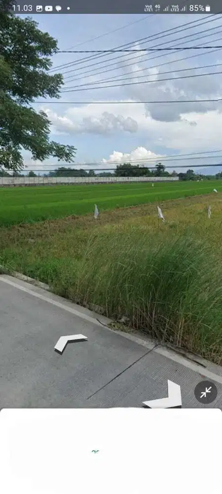 Lahan industri luas 4150 m2 harga 18 Milyar di Krian, Sidoarjo