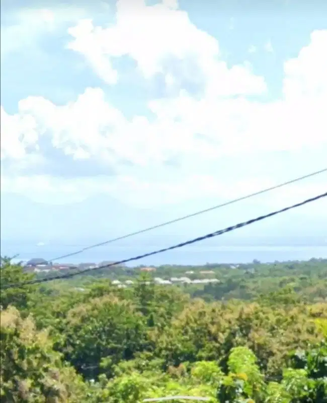Tanah Full view laut di Uluwatu kawasan villa mewah,
