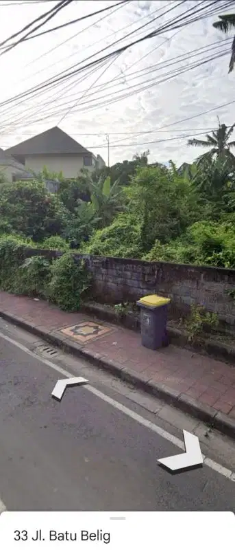 Tanah 100 meter dari pantai Seminyak, akses jalan 8 meter