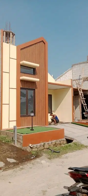 Rumah baru model minimalis jepang di griya permai legok dekat tol bsd