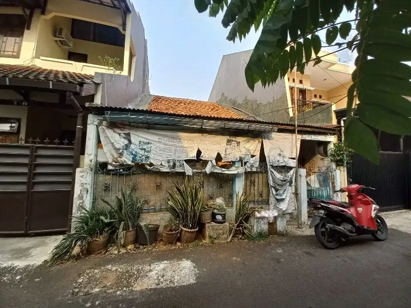 Rumah Lama Harga Hitung Tanah Dalam Komplek Pondok Bambu