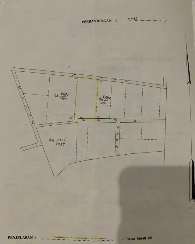 Tanah di puri gading, Jimbaran, 2 shm Boleh ambil 870m2