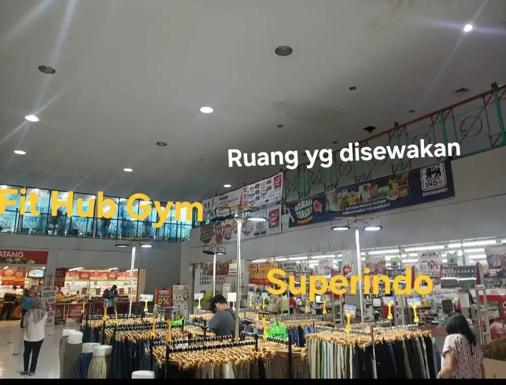 SEWA Ruang Los di Lokasi Premium Manukan Surabaya  Lt. 1 Superindo