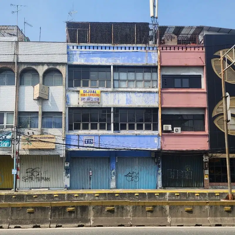Gedung Ruko Gandeng Cideng Jakartapusat jual cepat