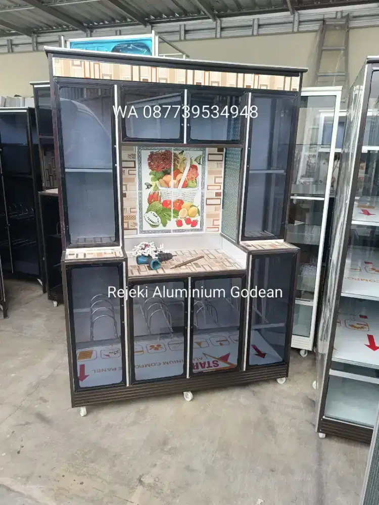 Rak piring jumbo pintu 8