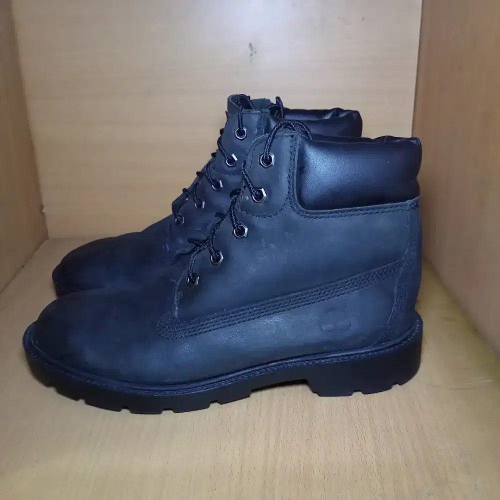 Timberland Boots Mens Black Leather WaterProof