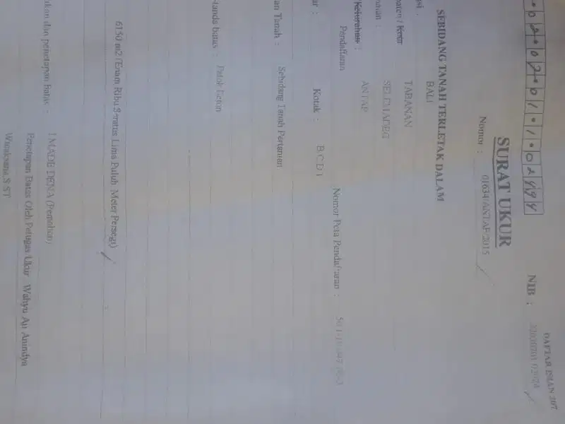 Tanah kontur datar di lingkungan villa, akses jalan pribadi 5 meter