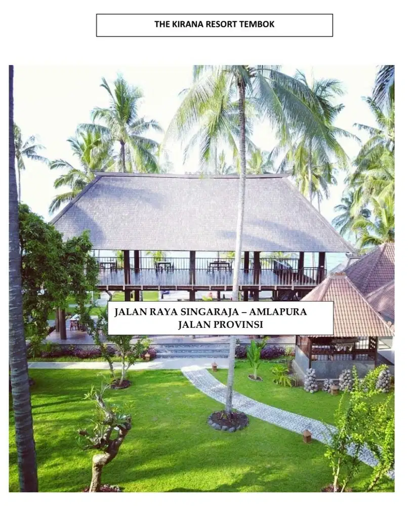 Tanah 2,1 Hektar Los Pantai Sunrise View di Buleleng