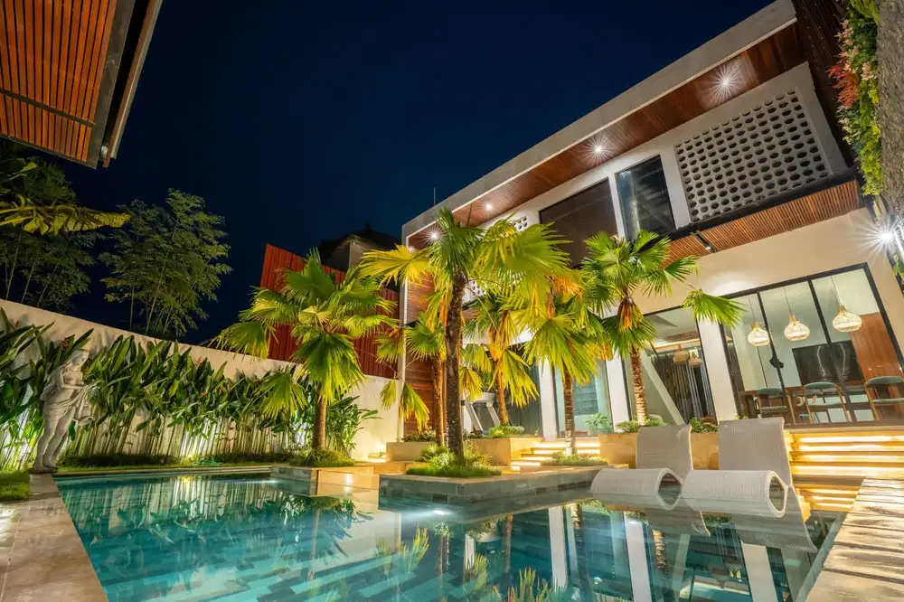 Villa Mewah Baru 2 Lantai View Sawah di Ubud Bali