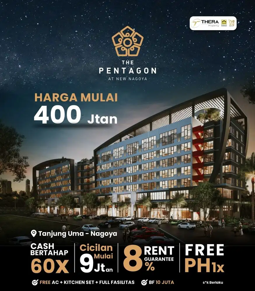The Pentagon Apartment Baru Launching di Nagoya