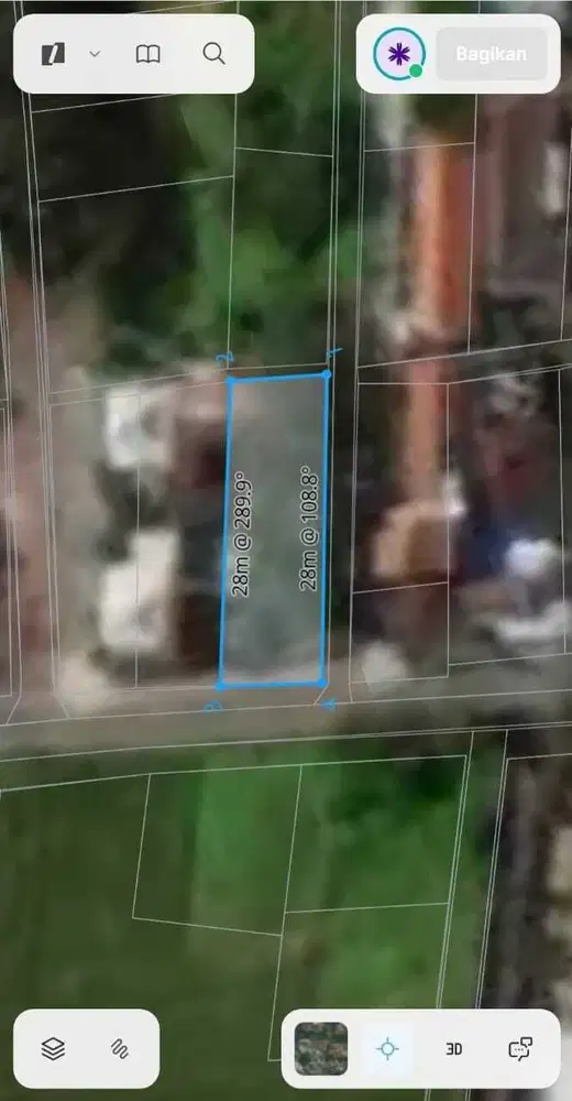 Tanah Strategis 234m2 di Kayu Tulang Canggu