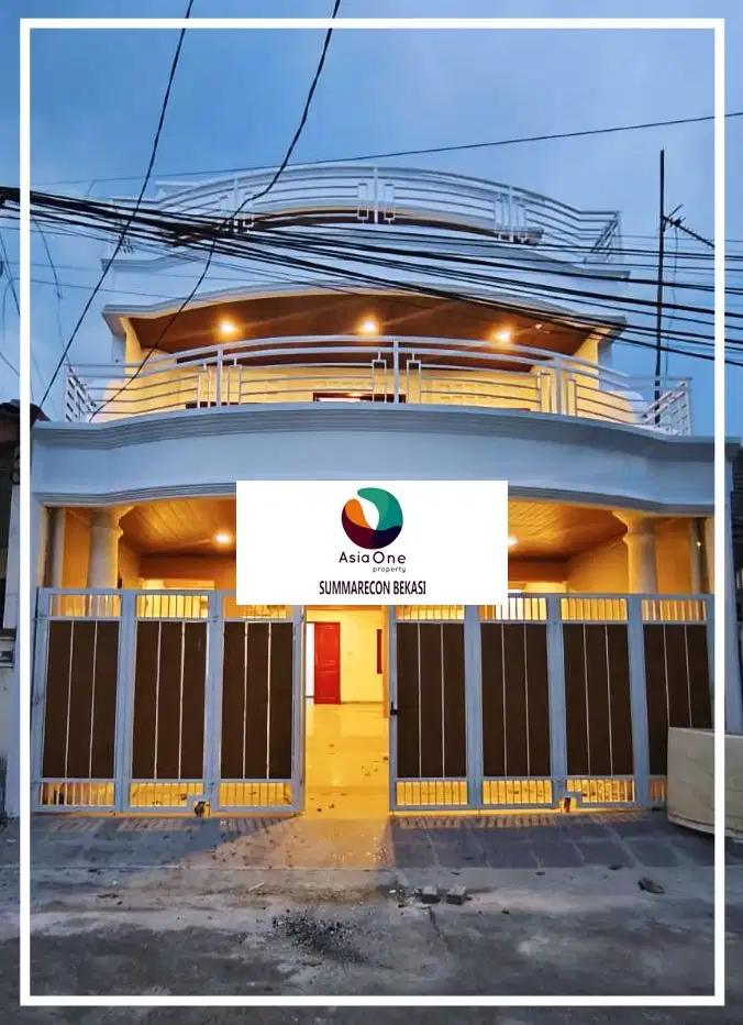 [Full Renov] Rumah 3 Lantai LB 400 m2 (Dekat Kemang Pratama) Bekasi