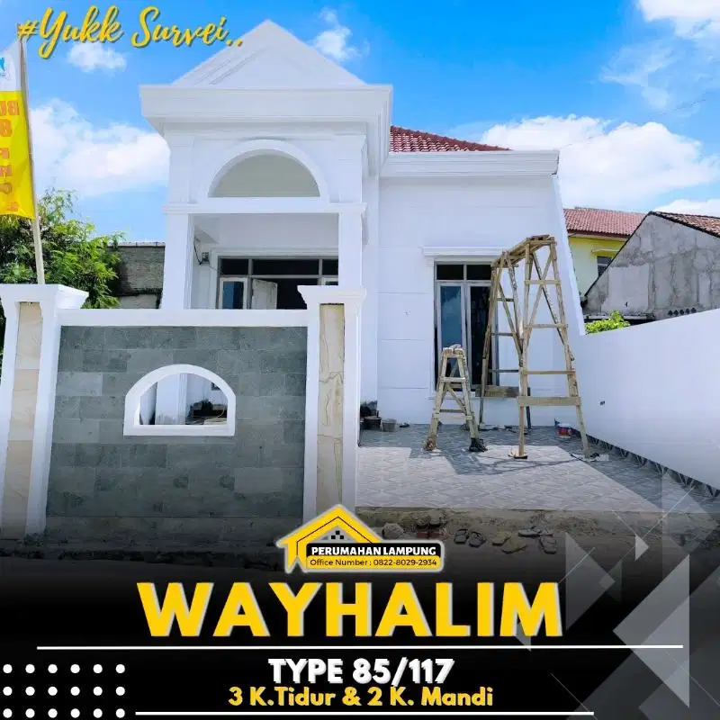 RUMAH MEWAH SIAP HUNI TENGAH KOTA BANDAR LAMPUNG
