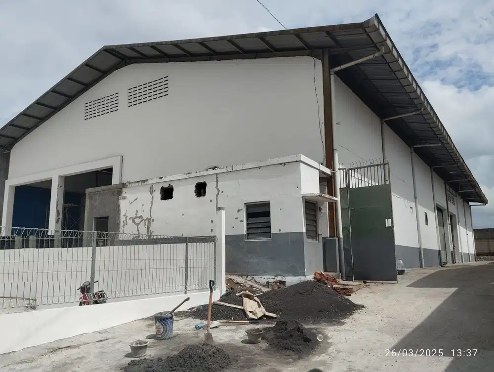 Disewakan gudang Kawasan Industri Candi LT 2600 / LB 840