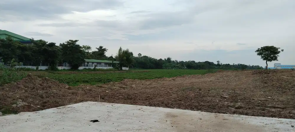 Kavling industri ukuran special di kawasan industri Modern Cikande