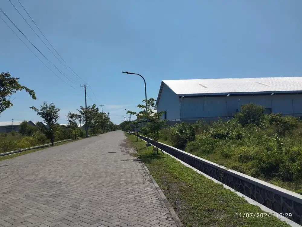 Tanah 7000 m2 Kawasan Industri Wijaya Kusuma. Pemadatan sudah 5 tahun