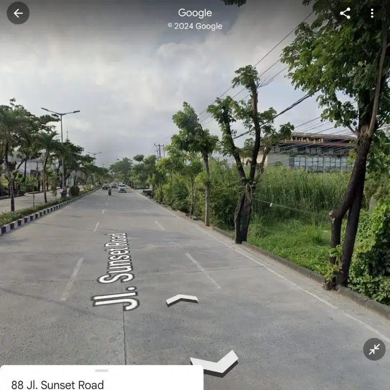 Tanah super murah di jalan utama Sunset Road Seminyak