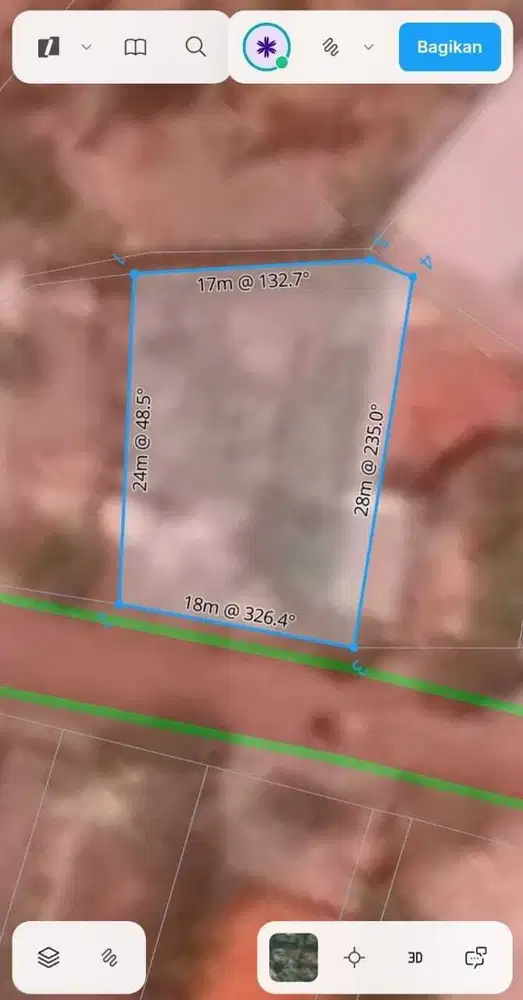 Tanah Premium Lokasi Strategis di Pondok Indah Kargo Denpasar Barat