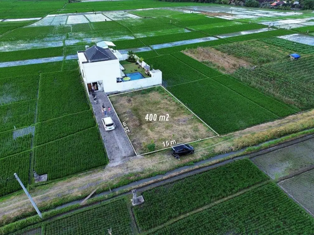 Tanah View Hamparan Sawah dan Laut di Kelating Tabanan