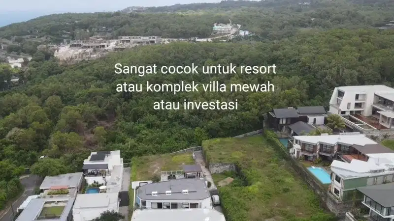 Tanah full view laut abadi di Pecatu, akses jalan 8 meter